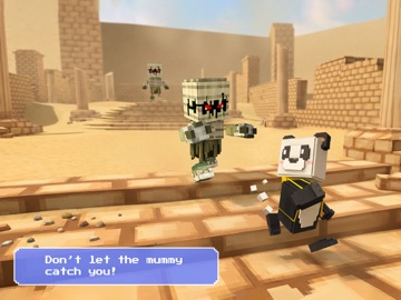 Blocky Quest: 3D Platformer iPad screenshot