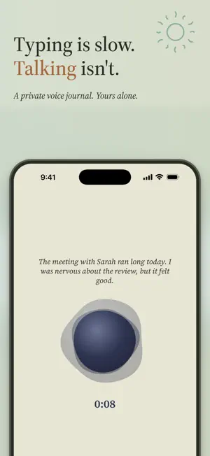 Voice Journal AI - Dearly screenshot 1