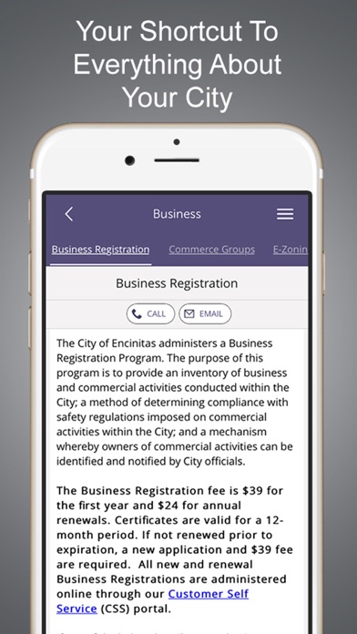 Screenshot 1 of MyEncinitas App