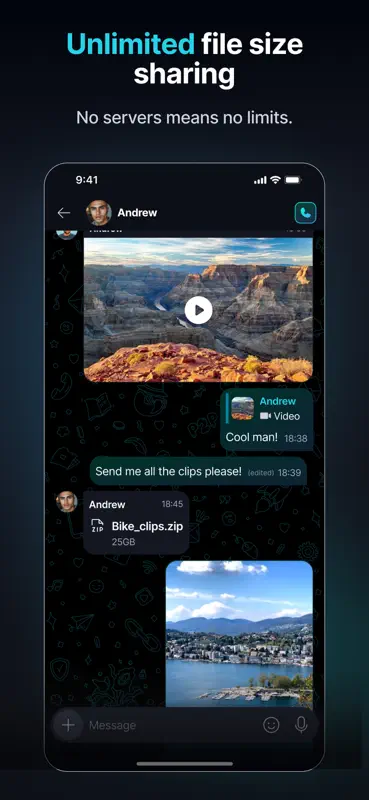 Keet - Private Encrypted Chat screenshot 7 of 9