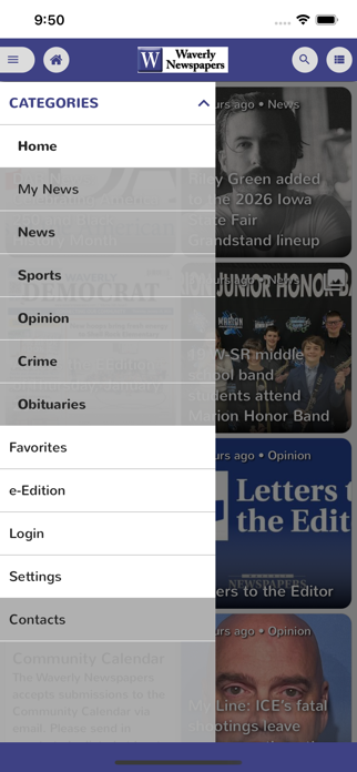 Waverly Newspapers Screenshot 3 of 7