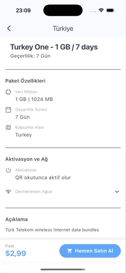 Utkan ESIM iPhone Ekran Görüntüsü 2