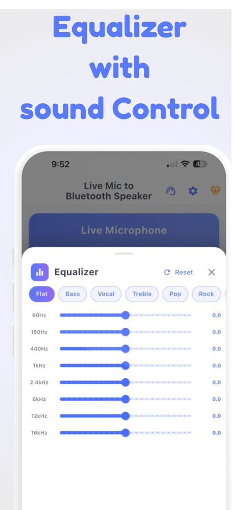 Live Mic to Bluetooh Speaker screenshot 3