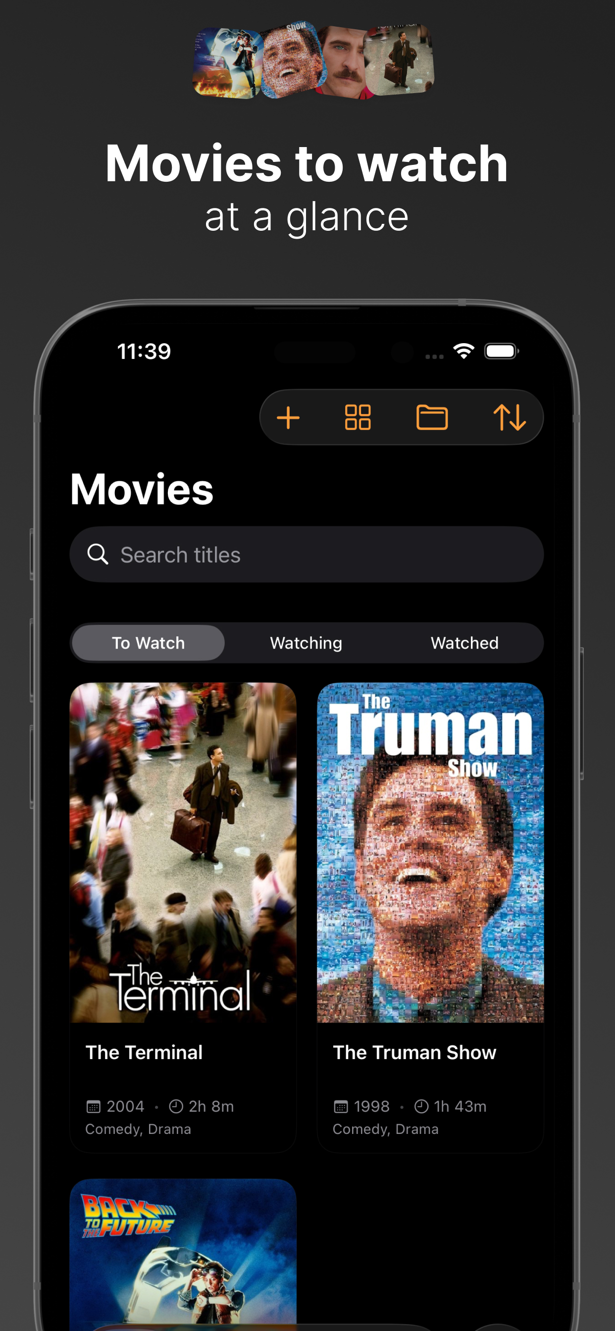 Tovie | Simple Movie Tracker