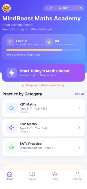 MindBoost Maths Academy screenshot 3