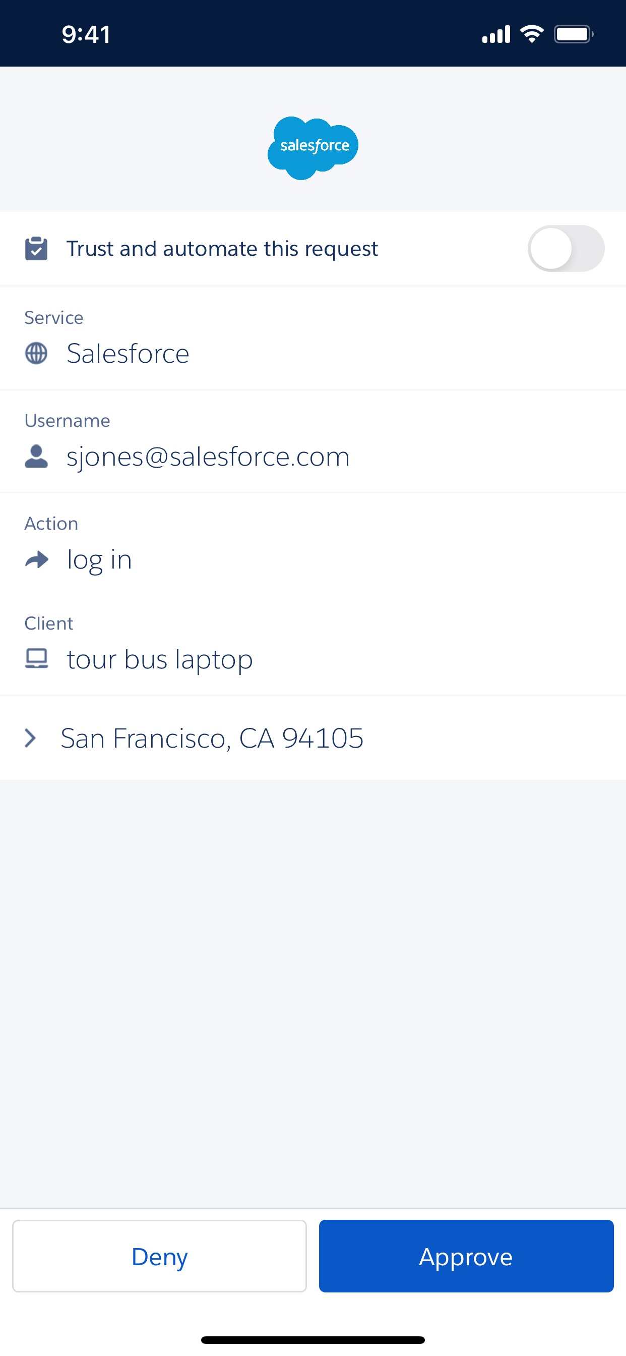Salesforce Authenticator screenshot 6