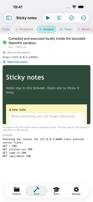 GopherForge: Go Workbench screenshot 8 of 9