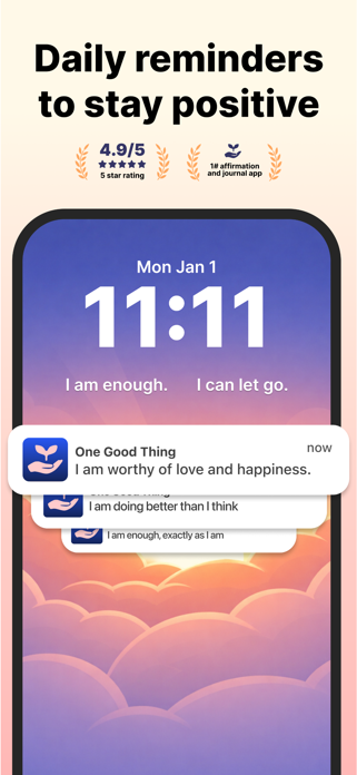 One Good Thing: Affirmations Screenshot 1 of 7