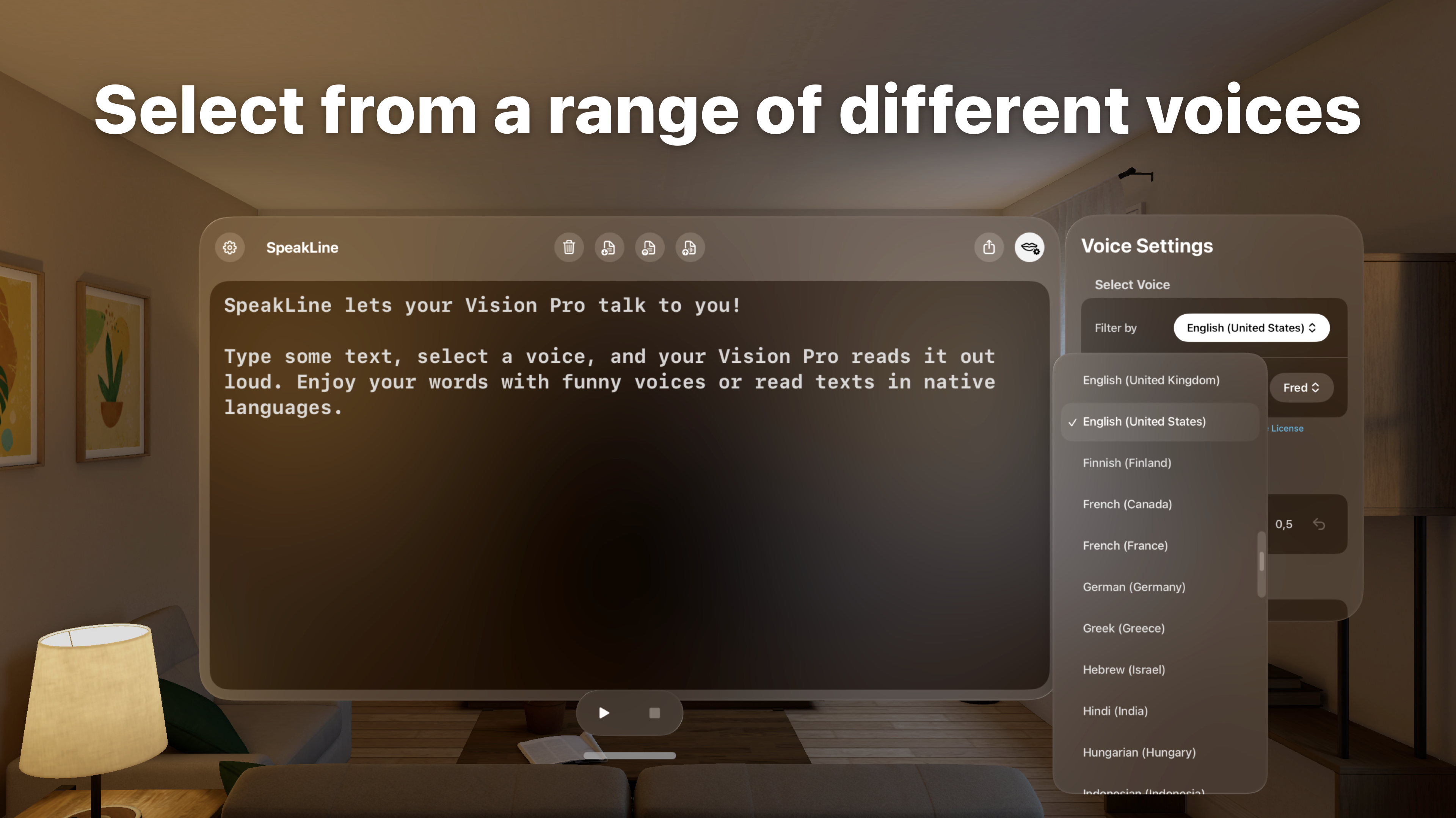 SpeakLine – Text to Speech