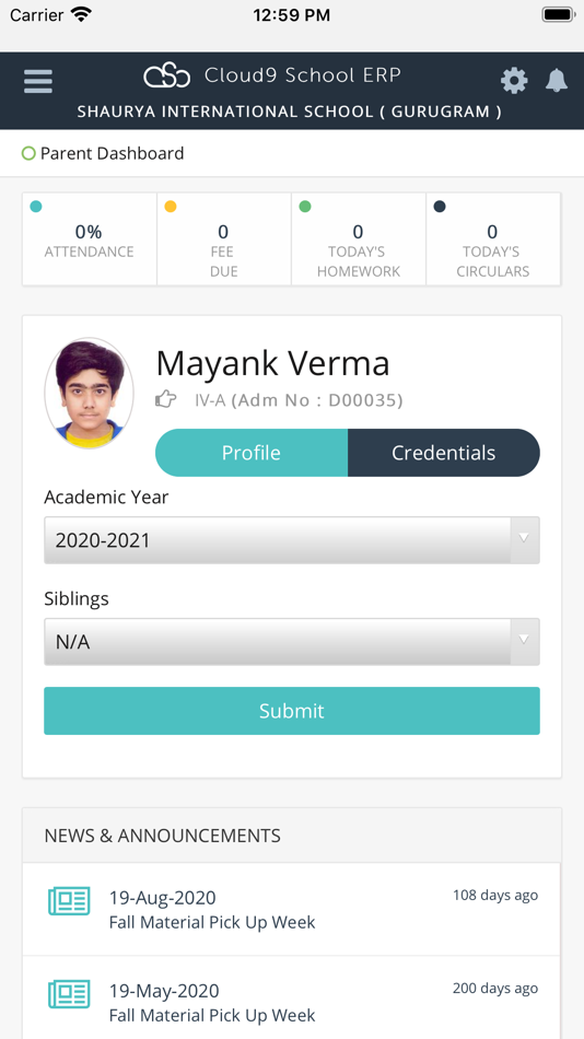 #3. Cloud9 School App (iOS) 由: Shaurya Gupta