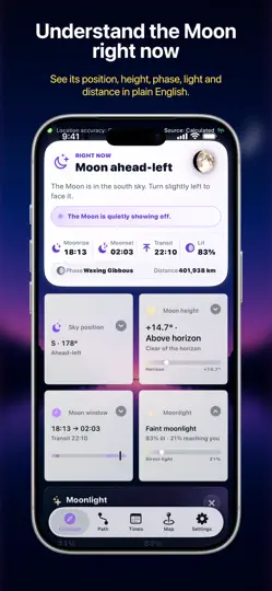 Captura de pantalla de What The Moon? en iPhone 6