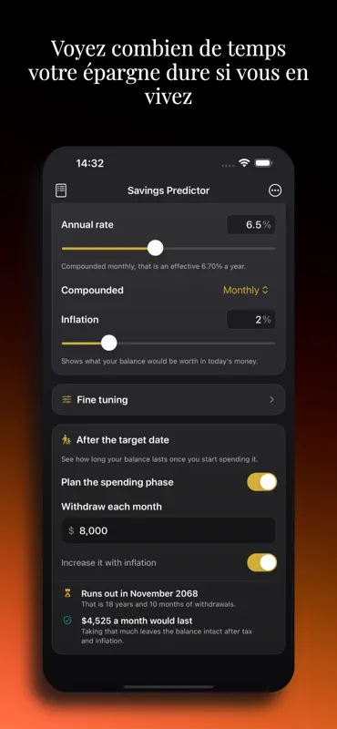 Savings Predictor: Épargne screenshot 5 of 5