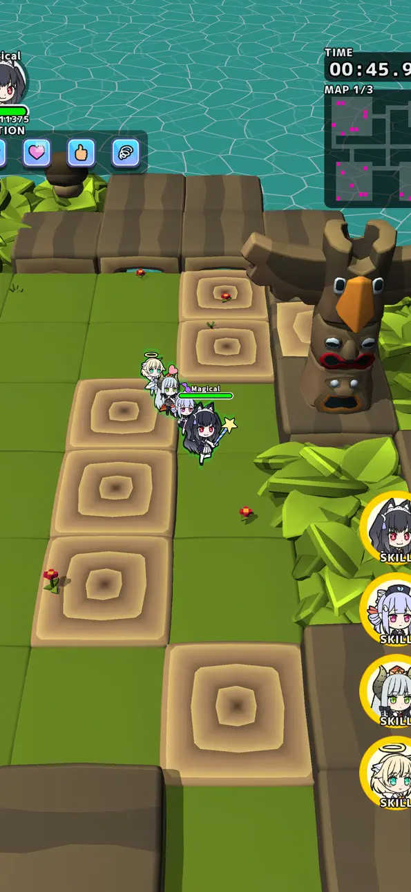 Magical Girl Dungeon iOS Mod IPA screenshot 3 - iOS game interface