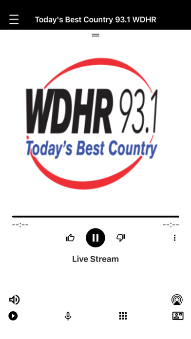 93.1 WDHR Screenshot