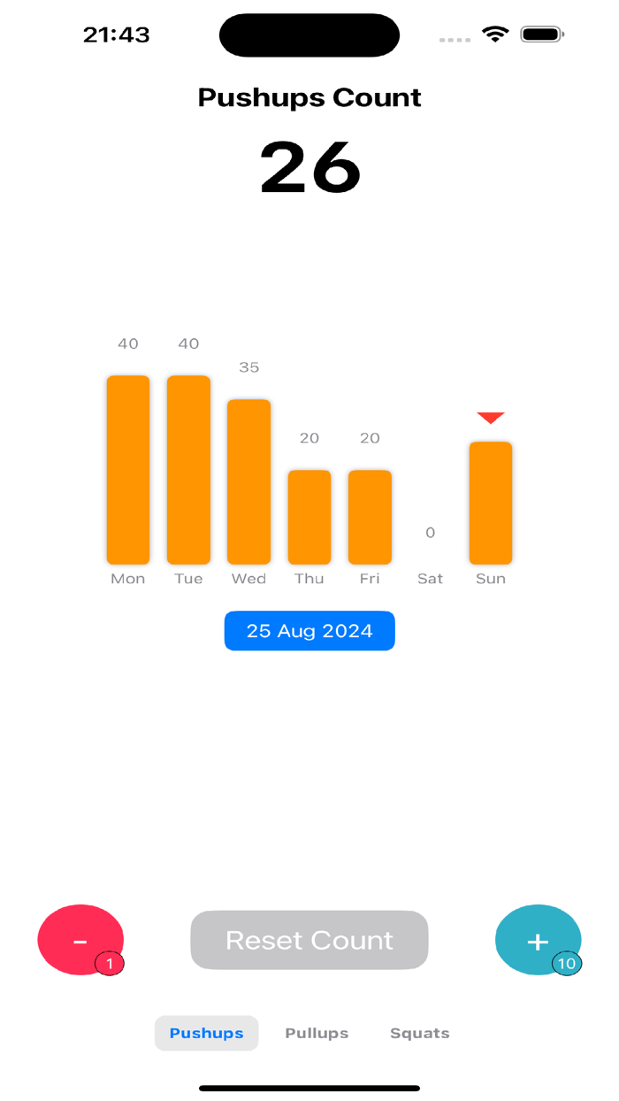 Calisthenics Counter