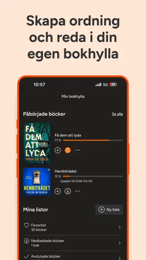 Bokus Play Ljudböcker E-böcker screenshot 4