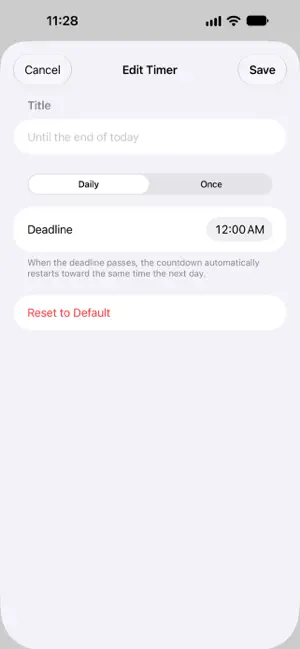 Today Countdown screenshot 4