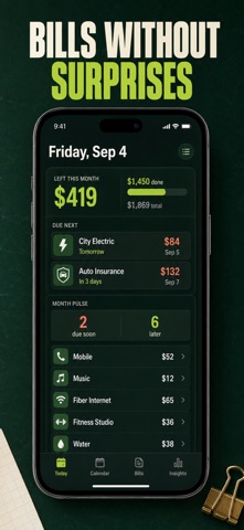 Bill Tracker & Due Reminder Screenshot 1 of 10