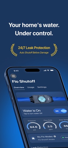 Moen Flo app screenshot