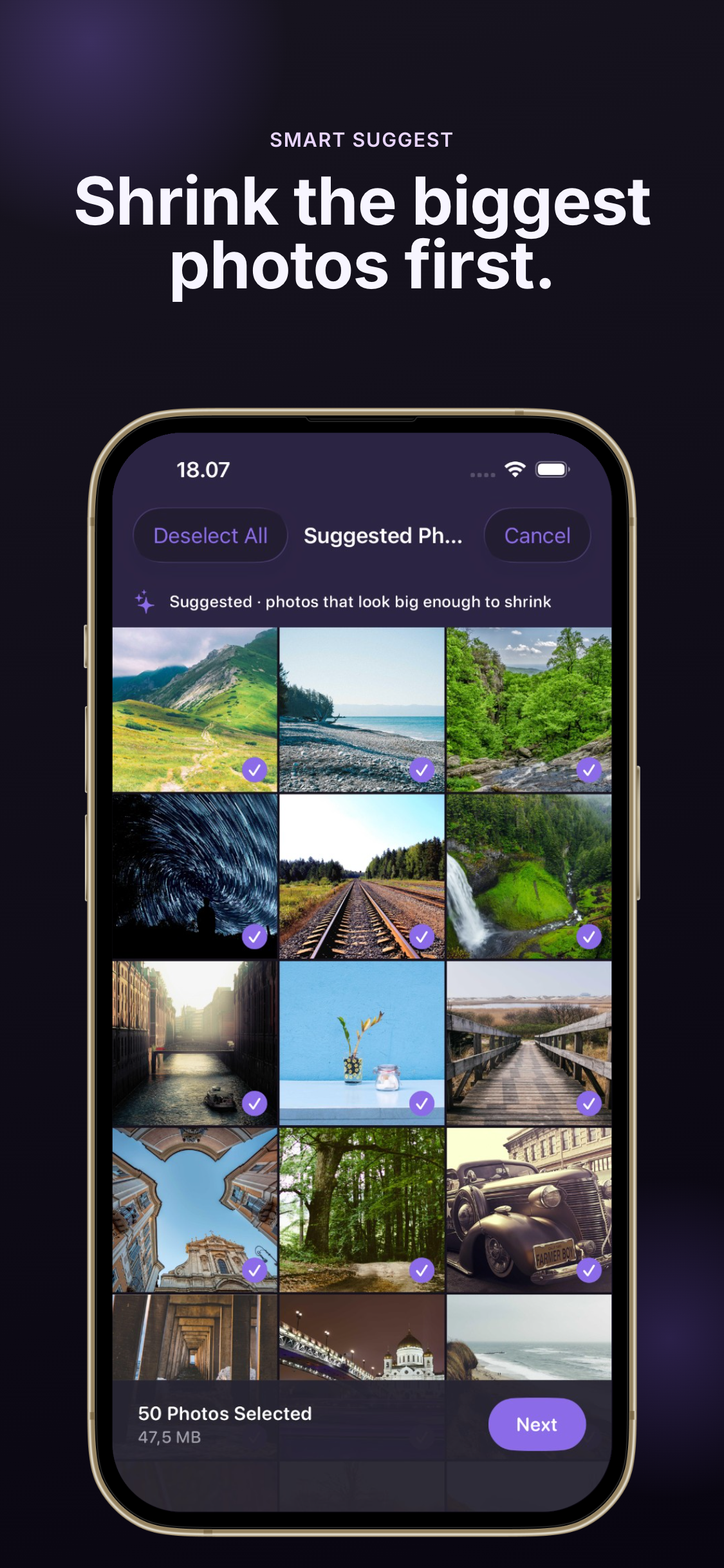 Shrinkly: Compress Photos screenshot 4