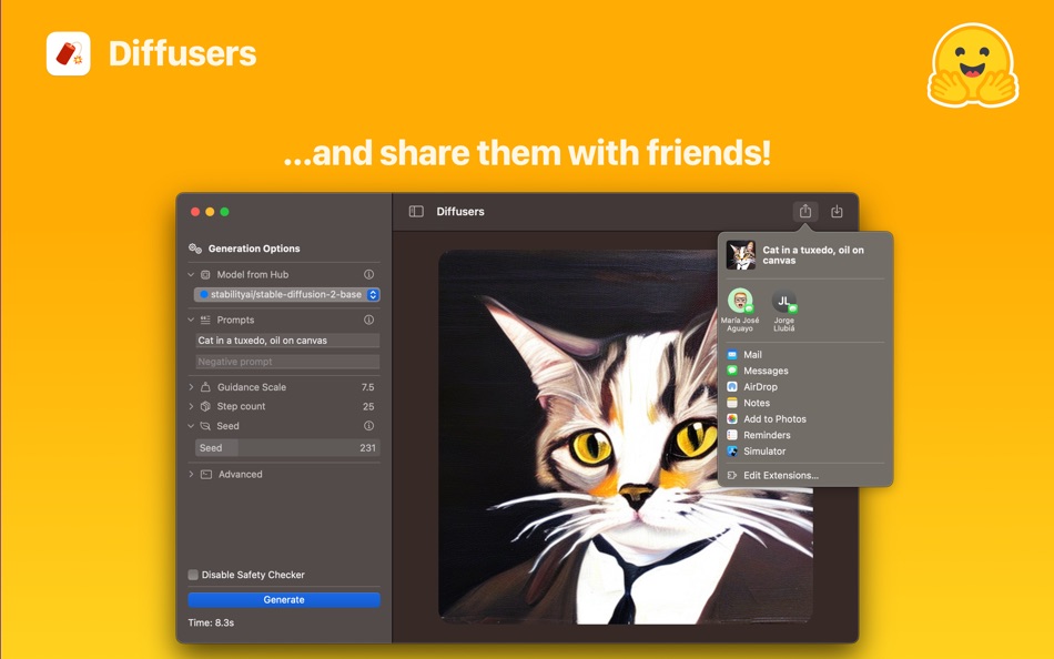 #4. Diffusers (macOS) 게시자: Hugging Face, Inc.