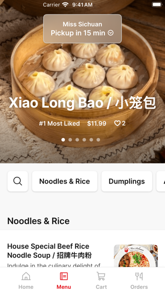 Miss Sichuan iPhone screenshot 2 - Food & Drink app