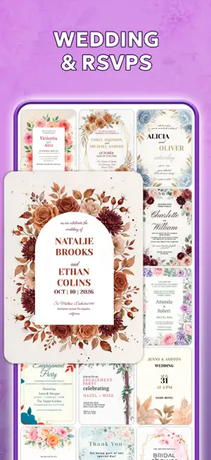 Invitation Maker: Cards screenshot 2