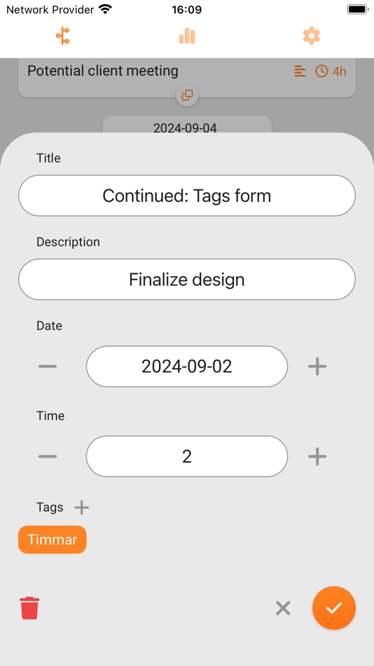 #4. Timmar - track you time (iOS) 由: Future Creation Consulting i Sverige AB