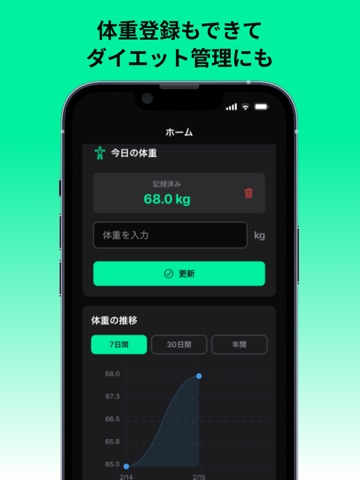 Protein Note-Nutrition&Weight iPad screenshot