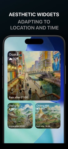 Kawaii Weather: Rain Forecasts iPhone screenshot