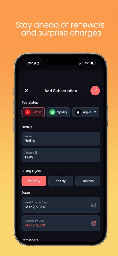 Cancel Alerts screenshot 2