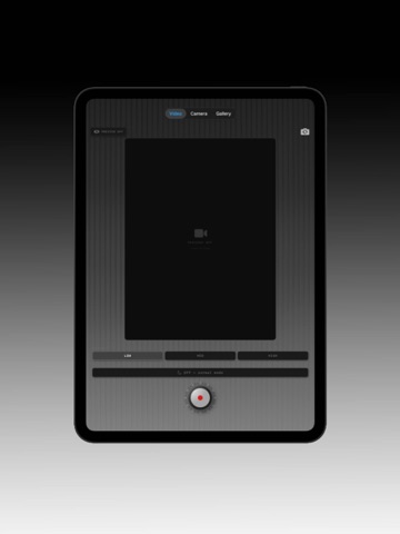 Low Battery Camera iPad screenshot