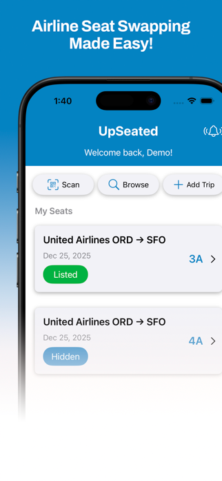 UpSeated Screenshot 1 of 10