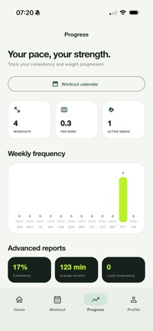 TreinaFit iPhone screenshot