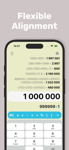 Clear Calc – Native Calculator screenshot