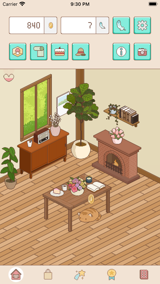 #3. Deco Neko - Cat Room Design (iOS) 由: Flying Bunny Studios