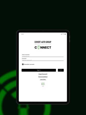 Covert Auto Connect iPad screenshot
