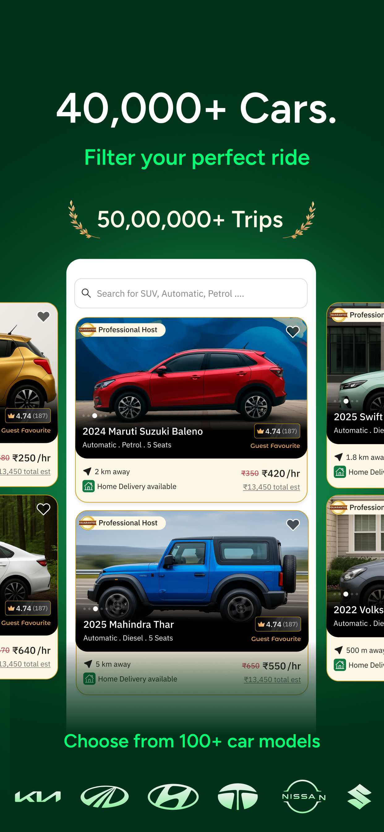 Zoomcar: Car rental for travel