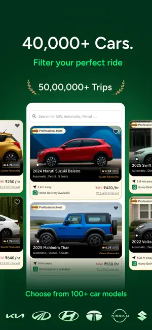 Zoomcar: Car rental for travel iPhone screenshot 4