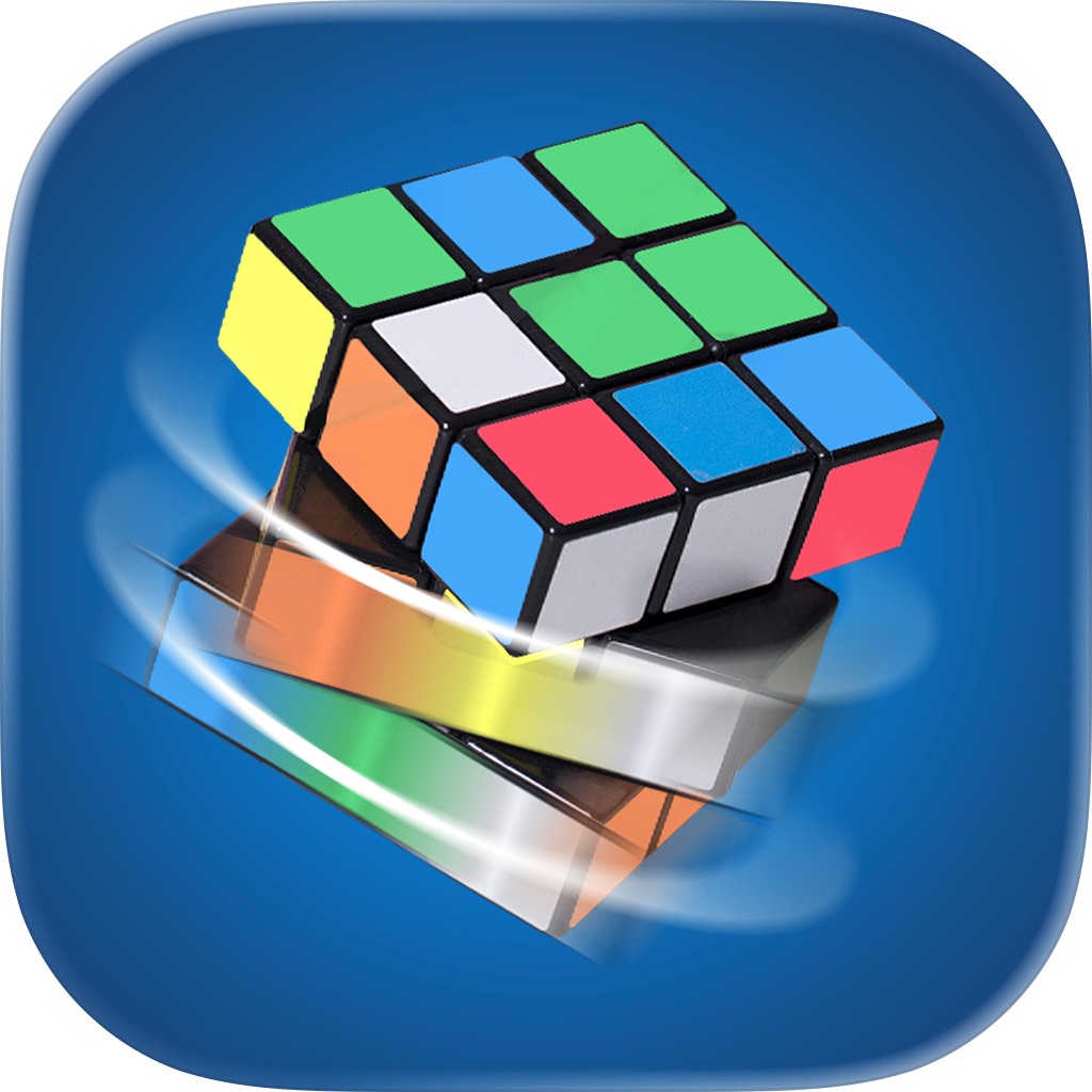 Apple App Store cover for Cube Solver - 3D Cube Timer
