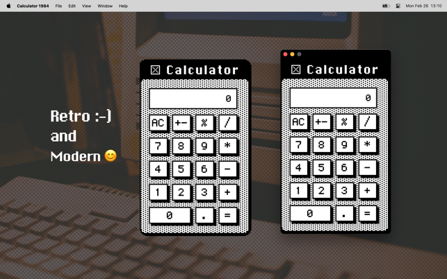‎Calculator 1984：Pixel Stickers Screenshot