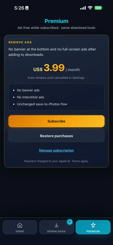 Fb Insta Downloader screenshot 5