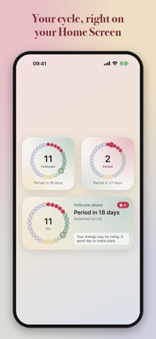 s.a.d.e: Period Tracker Screenshot 2 of 8
