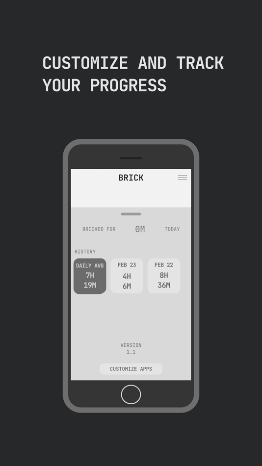 #5. Brick - Ditch Distractions (iOS) Tekijänä: Brick LLC (Wisconsin)