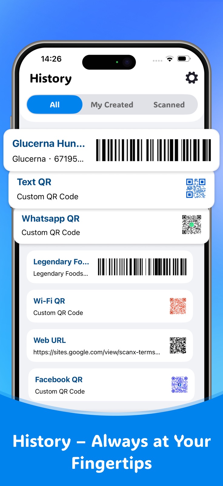 ScanX:QR Code&Barcode Scanner iphone screenshot 2