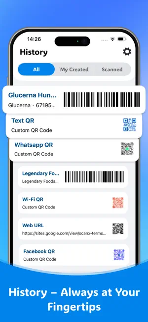 ScanX:QR Code&Barcode Scanner screenshot 2