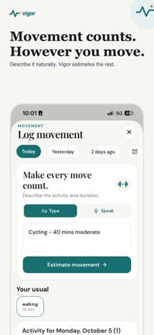 Vigor: Calorie & Protein Screenshot 5 of 7