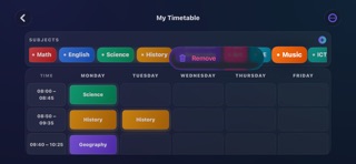 Days Timetable iPhone screenshot