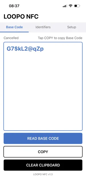 NFCReaderWriter screenshot 1