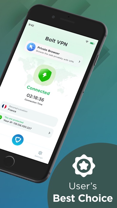 Bolt VPN for iPhone,VPN Master Screenshot